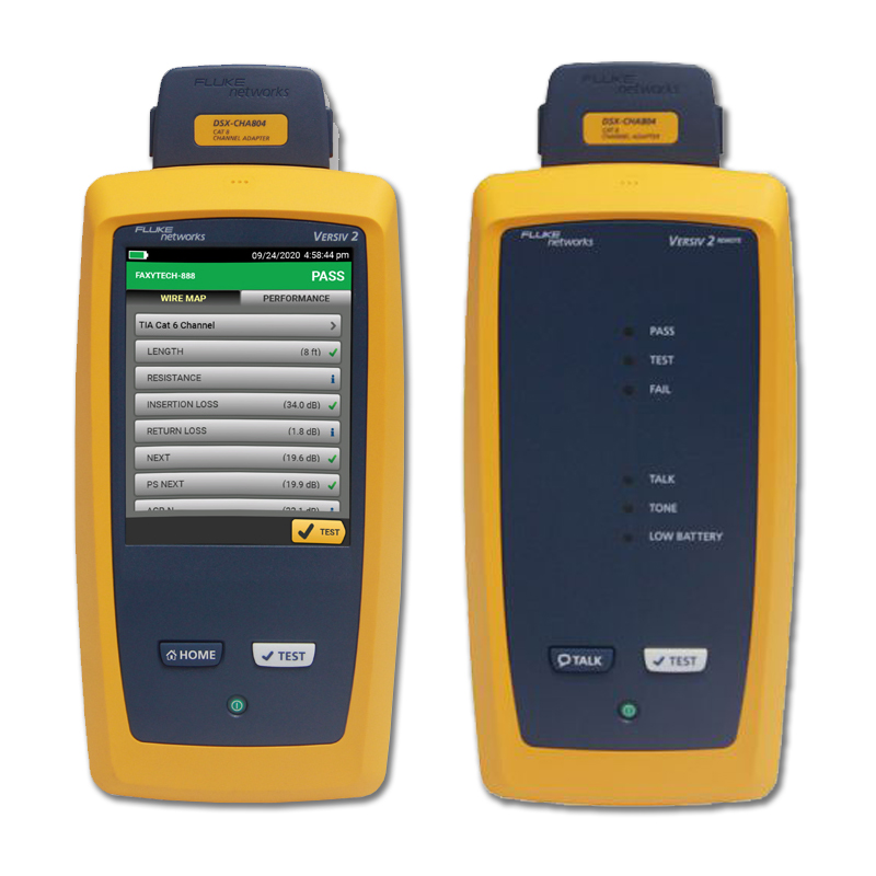 Fluke DSX2-8000 線(xiàn)纜認(rèn)證分析儀